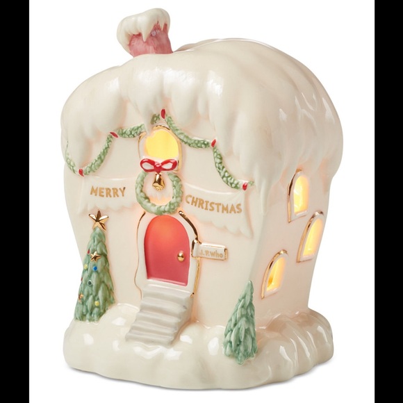 Lenox Grinch Whoville The House of J.P. Who Dr. Seuss NIB...